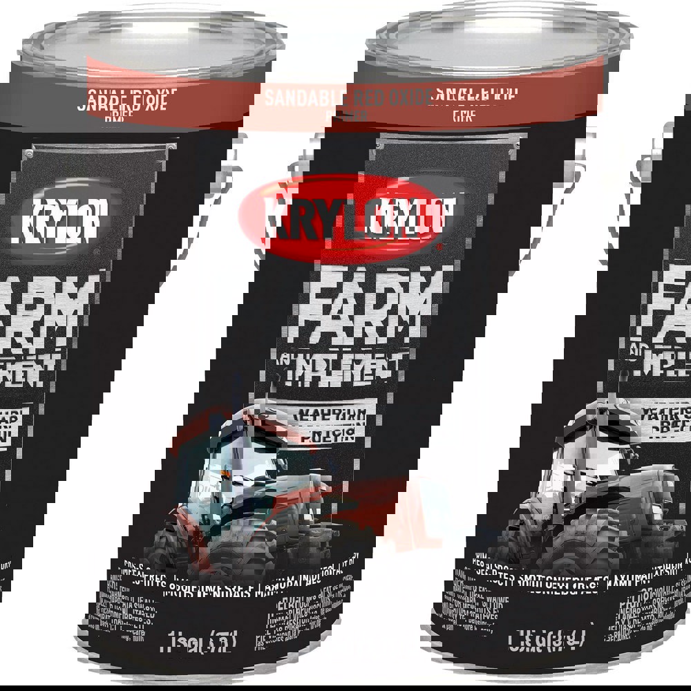 Paints; Product Type: Brush-On ; Color Family: Red ; Color: Sandable Red Oxide ; Finish: Flat ; Applicable Material: Wood; Metal ; Indoor/Outdoor: Outdoor